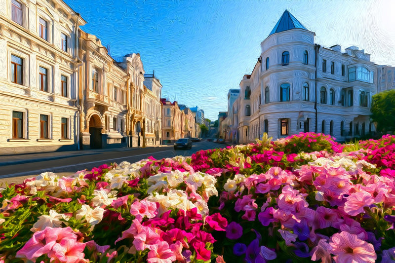 Vladivostok Historic Street Boulevard, Vladivostok canvas