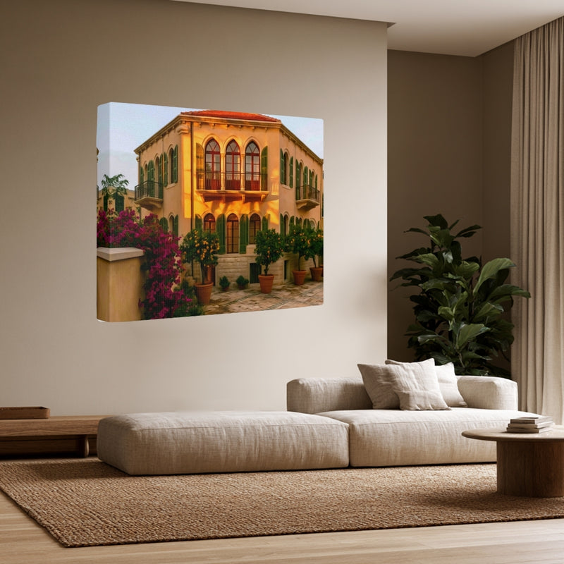 Beirut, Lebanon | Beirut Traditional Lebanese Villa | Original Series Gallery Canvas