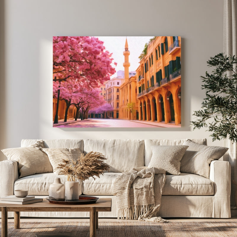Beirut, Lebanon | Nijmeh Square Beirut | Original Series Gallery Canvas