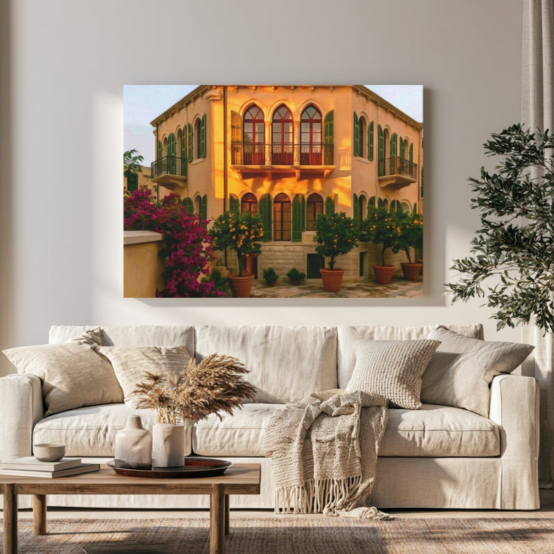 Beirut, Lebanon | Beirut Traditional Lebanese Villa | Original Series Gallery Canvas