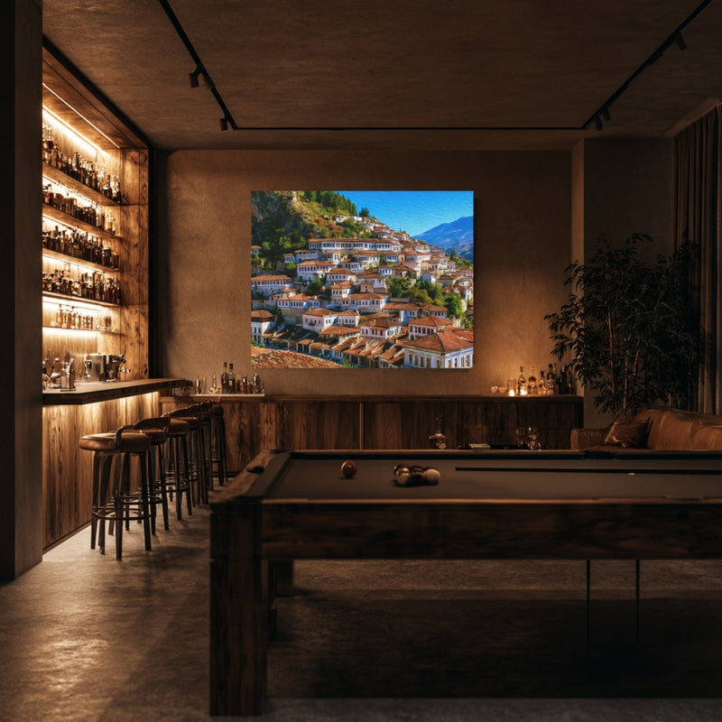 Berat, Albania | Berat Old Town Hillside | Original Series Gallery Canvas