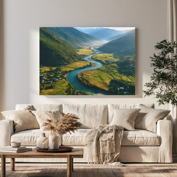 Paro Valley River Bend
