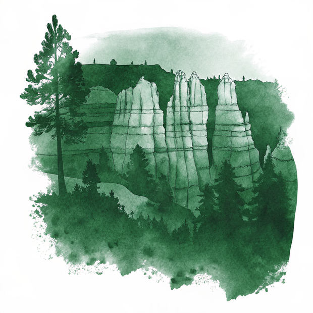Bryce Canyon watercolor