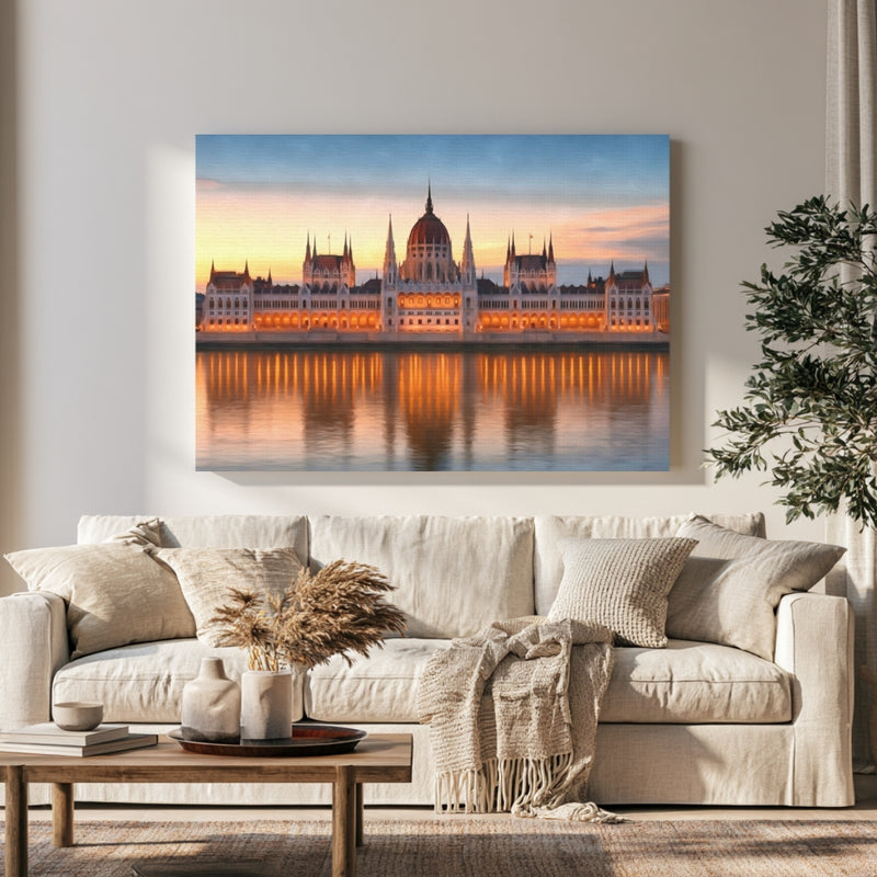 Hungarian Parliament Building Budapest in a room — Budapest, Hungary
