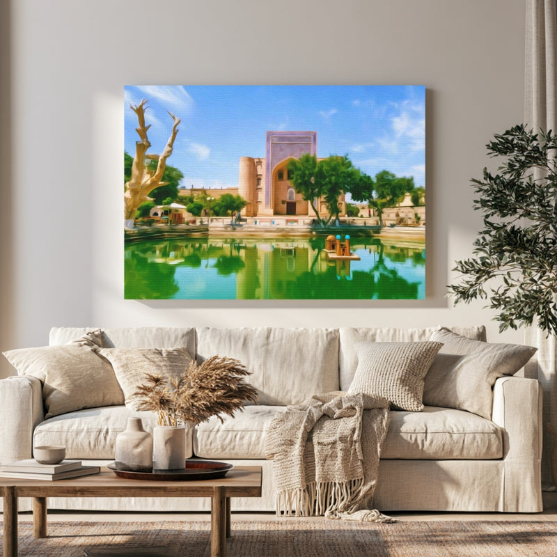 Lyabi-Hauz Pond Bukhara in a room — Bukhara, Uzbekistan