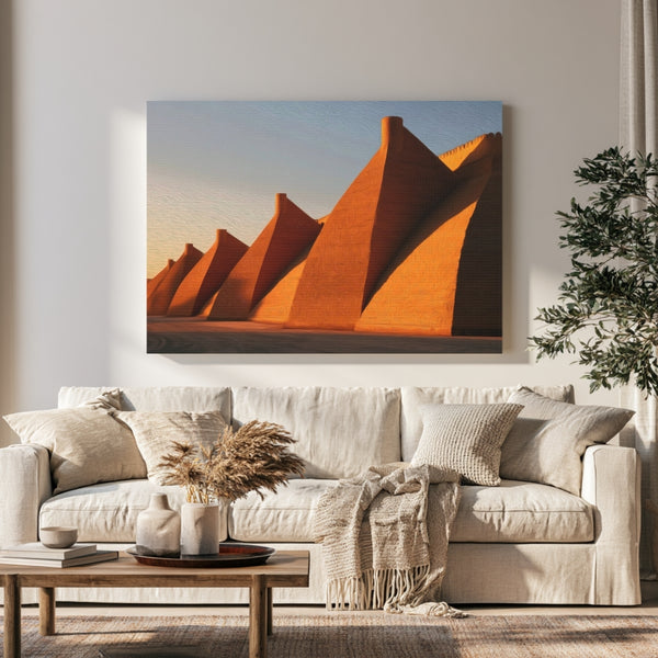 Bukhara, Uzbekistan | Ark Fortress Walls Bukhara | Original Series Gallery Canvas
