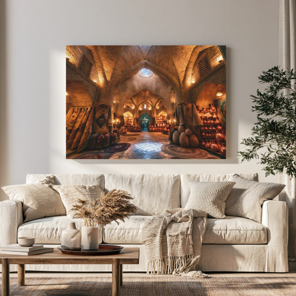 Bukhara, Uzbekistan | Bukhara Ancient Trading Caravanserai | Original Series Gallery Canvas