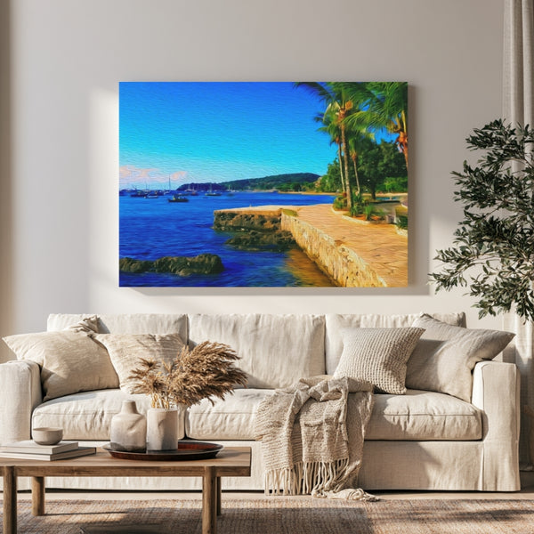 Búzios, Brazil | Orla Bardot Waterfront Promenade | Original Series Gallery Canvas