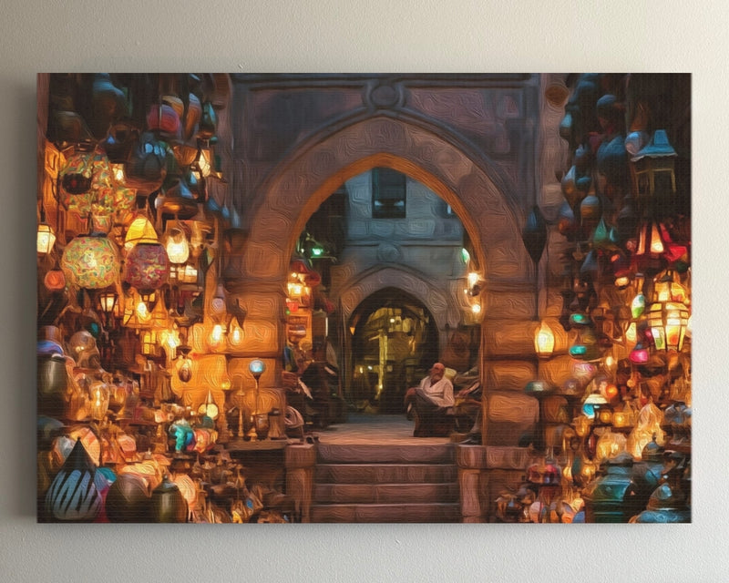 Cairo, Egypt | Khan el-Khalili Lantern Market | Original Series Gallery Canvas