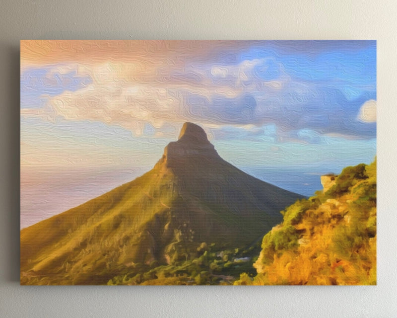 Cape Town, South Africa | Lion's Head At Golden Hour | Original Series Gallery Canvas