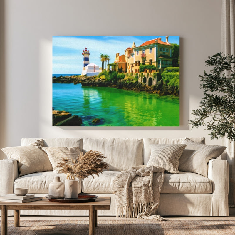 Santa Marta Lighthouse Cascais in a room — Cascais, Portugal