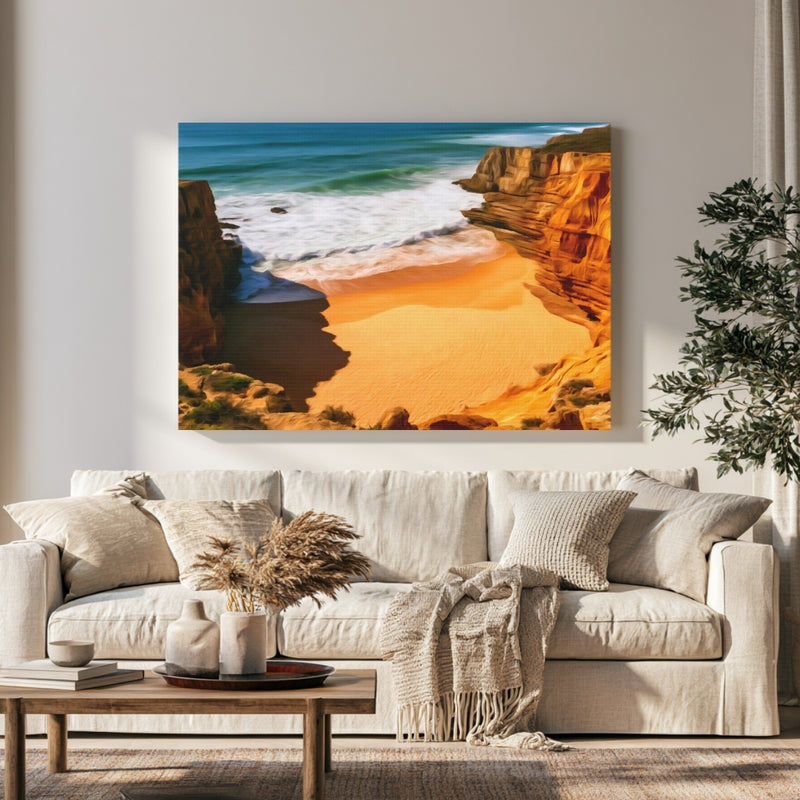 Cascais Coastal Cliffs Cove in a room — Cascais, Portugal