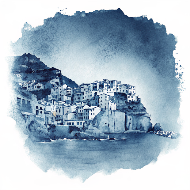 Cinque Terre watercolor
