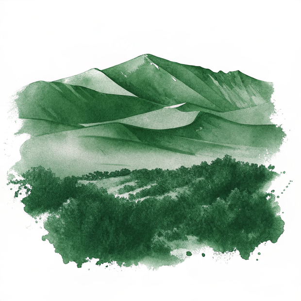 Death Valley watercolor