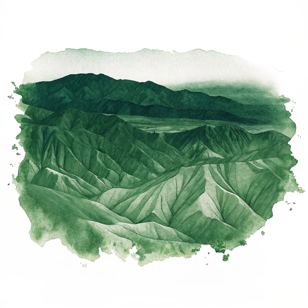 Death Valley watercolor