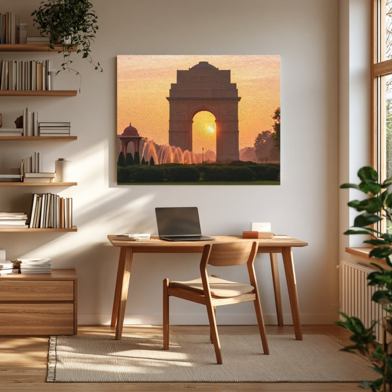 Delhi, India | India Gate War Memorial | Original Series Gallery Canvas