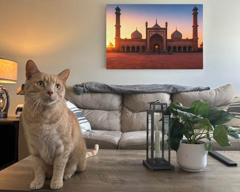 Delhi, India | Jama Masjid Delhi Mosque | Original Series Gallery Canvas