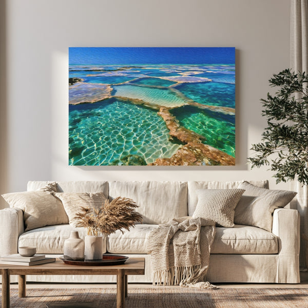 Diani Beach, Kenya | Diani Beach Coral Reef Pools | Original Series Gallery Canvas