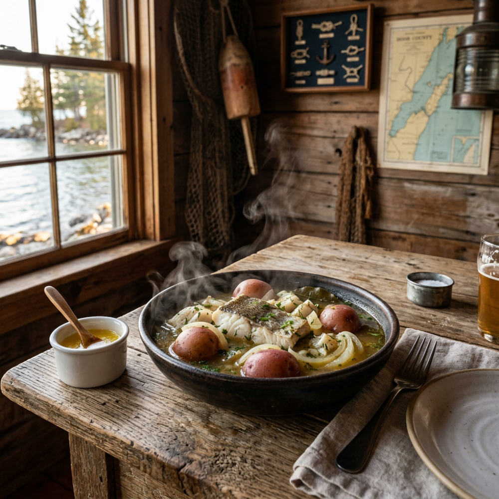 Local cuisine study in Door County, Wisconsin