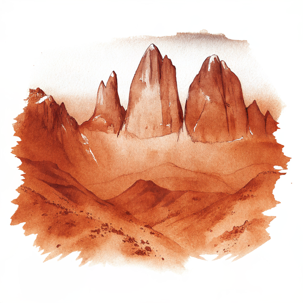 El Chaltén watercolor