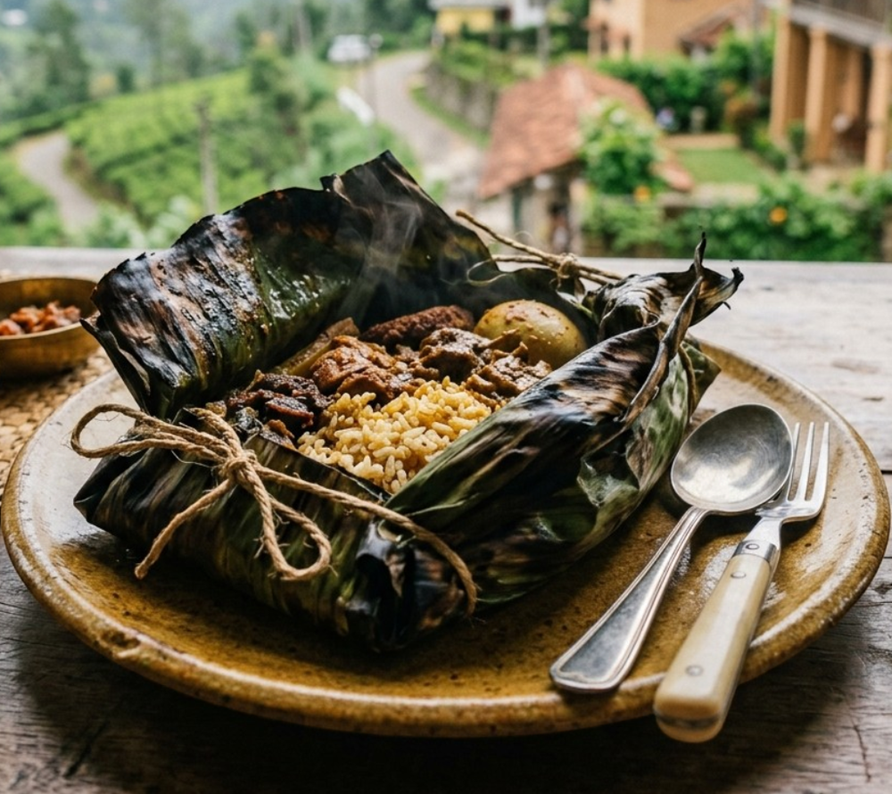 Local cuisine study in Ella, Sri Lanka