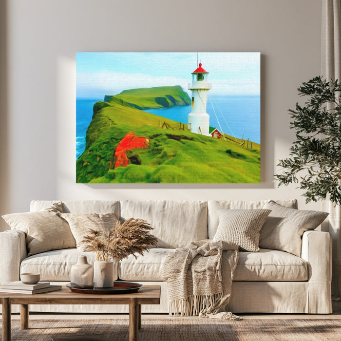 Mykines Lighthouse Hilltop