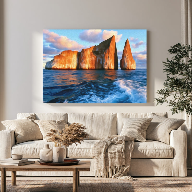 Kicker Rock San Cristobal in a room — Galapagos Islands, Ecuador
