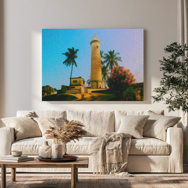 Galle, Sri Lanka | Galle Fort Lighthouse | Original Series Gallery Canvas