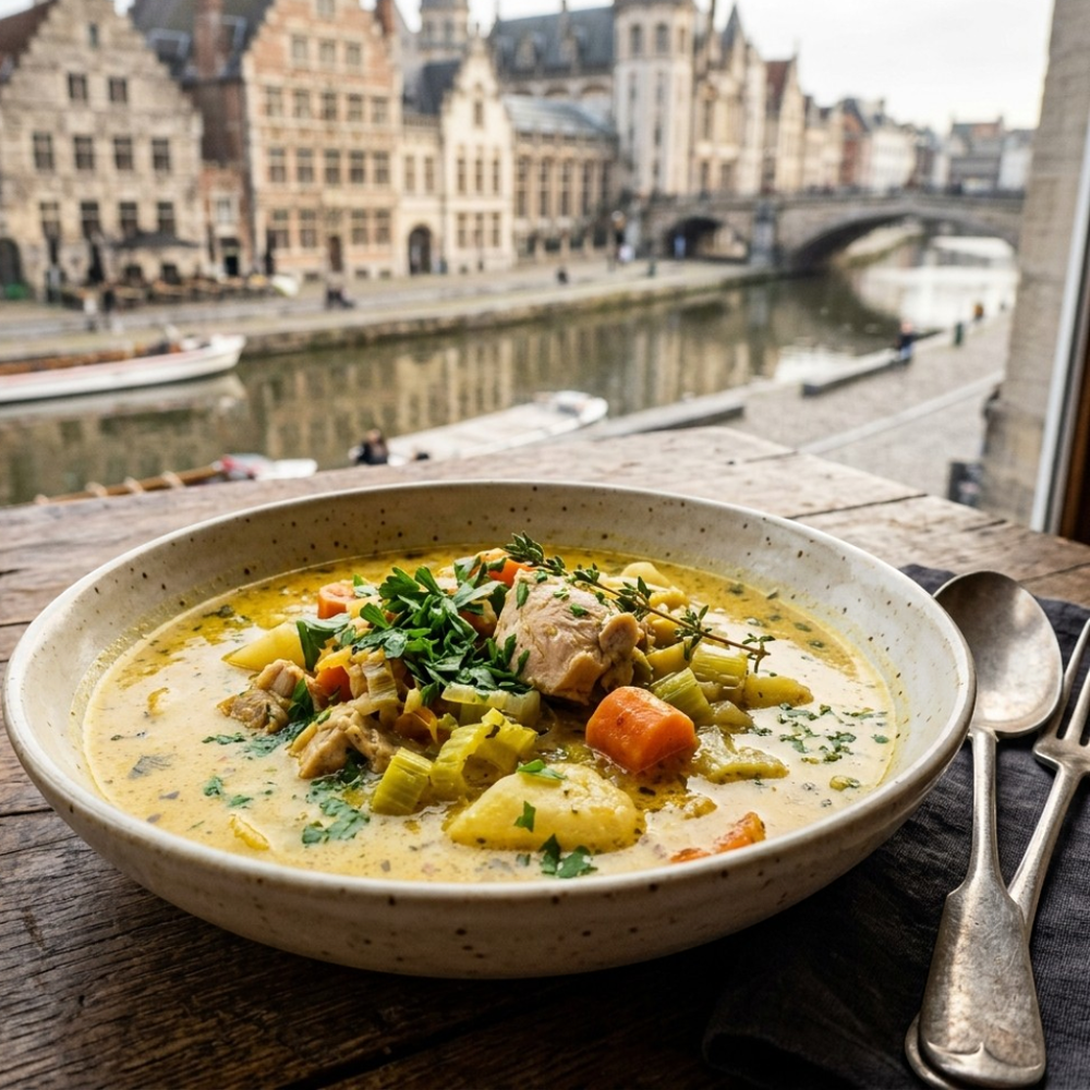 Local cuisine study in Ghent, Belgium