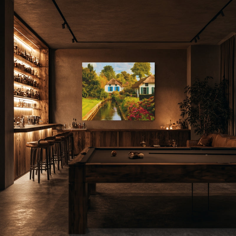 Giethoorn, Netherlands | Dutch Canal Village | Original Series Gallery Canvas