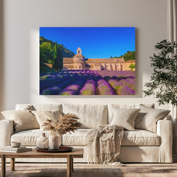 Gordes, France | Sénanque Abbey Lavender Fields | Original Series Gallery Canvas
