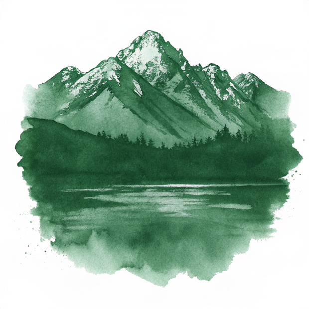 Grand Teton National Park watercolor