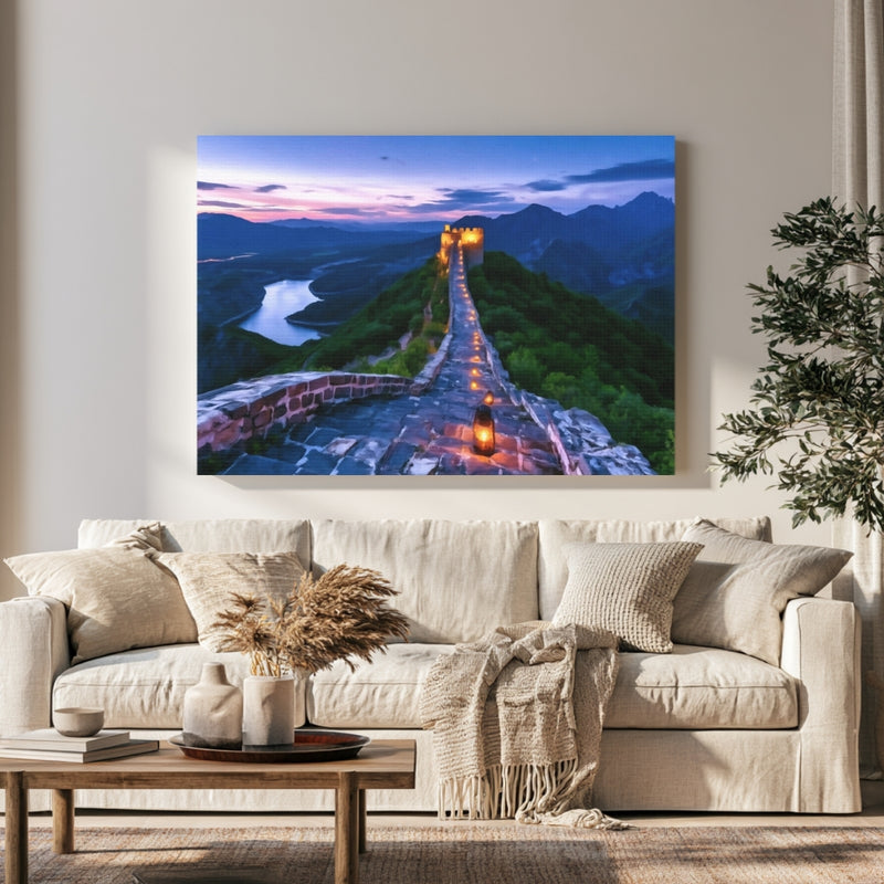 Great Wall of China at Dusk in a room — Great Wall of China