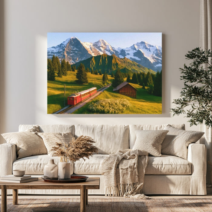 Grindelwald Alpine Railway Meadows