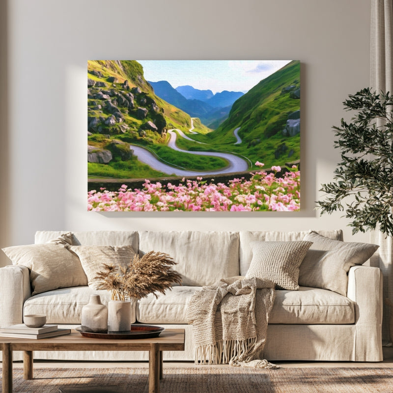 Ha Giang Loop Winding Pass in a room — Ha Giang Loop, Vietnam