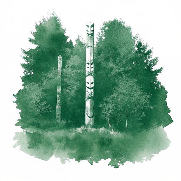 Haida Gwaii watercolor