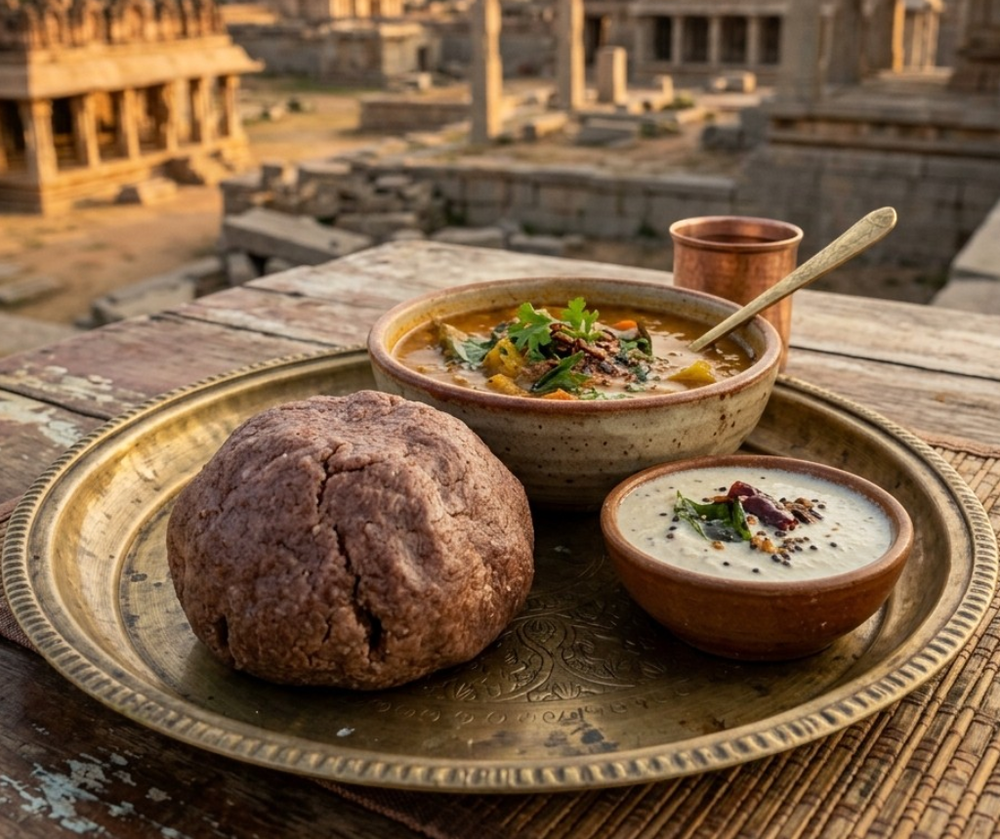 Local cuisine study in Hampi, India