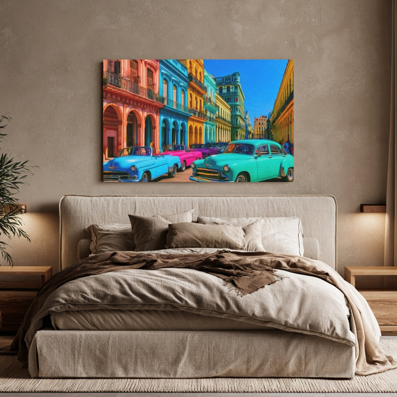 Havana, Cuba | Colorful Old Havana Streets | Original Series Gallery Canvas