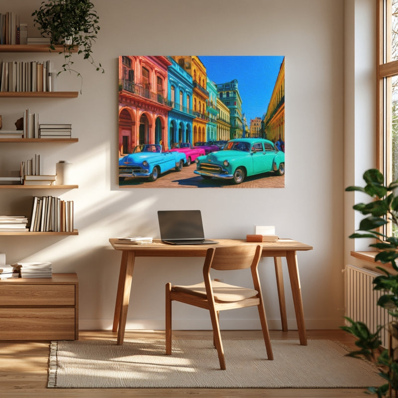 Havana, Cuba | Colorful Old Havana Streets | Original Series Gallery Canvas