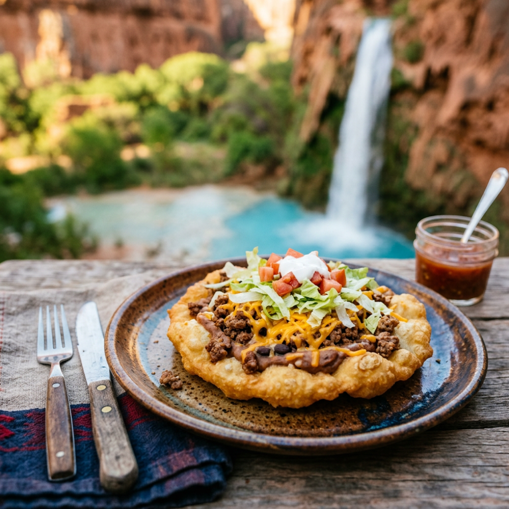 Local cuisine study in Havasu Falls, Arizona