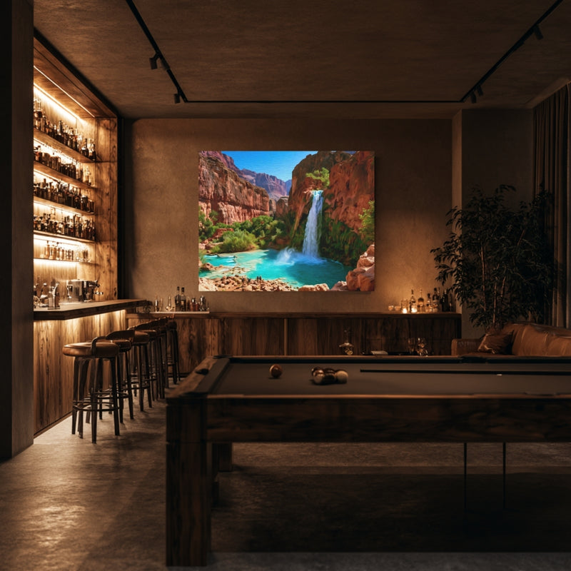 Havasu Falls, Arizona | Turquoise Canyon Waterfall Oasis | Original Series Gallery Canvas
