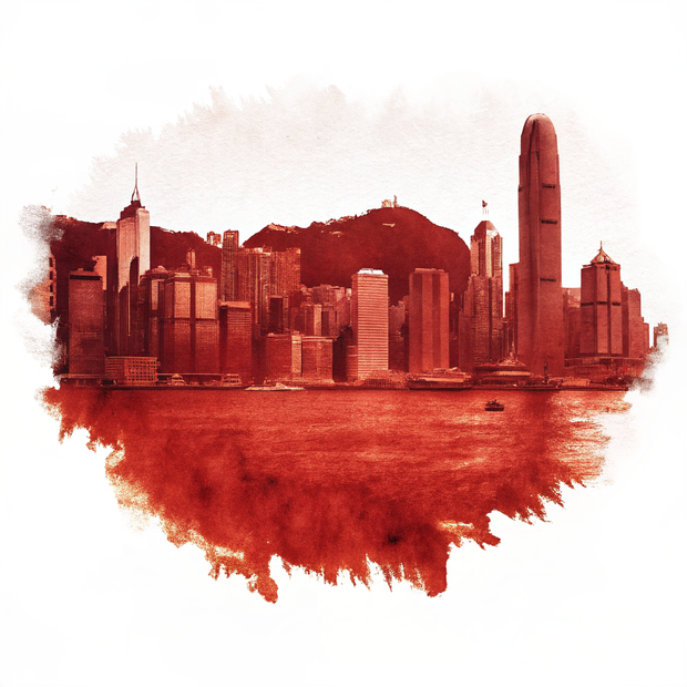 Hong Kong watercolor