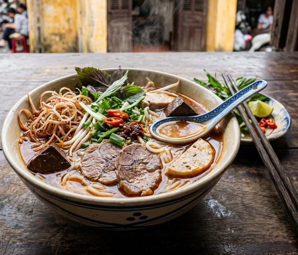 Local cuisine study in Hue, Vietnam
