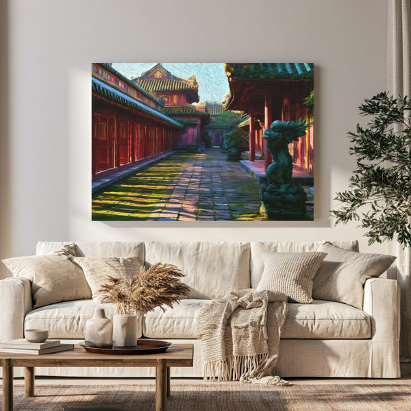 Hue Imperial City Courtyard