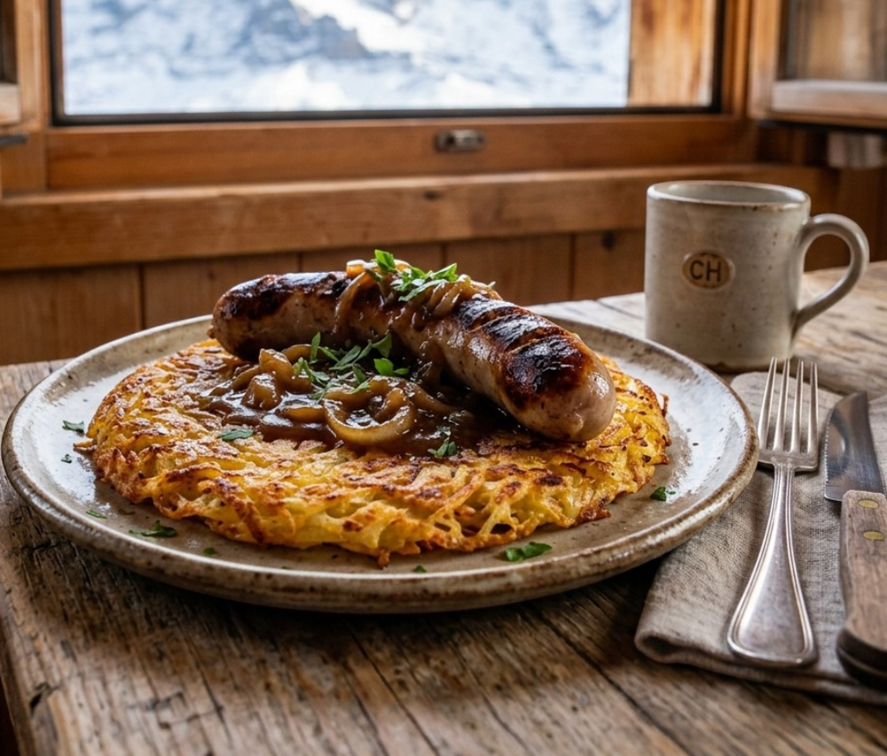 Local cuisine study in Interlaken, Switzerland