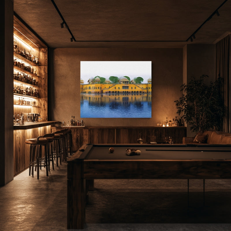 Jaipur, India | Jal Mahal Water Palace | Original Series Gallery Canvas