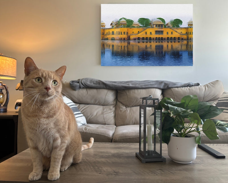 Jaipur, India | Jal Mahal Water Palace | Original Series Gallery Canvas