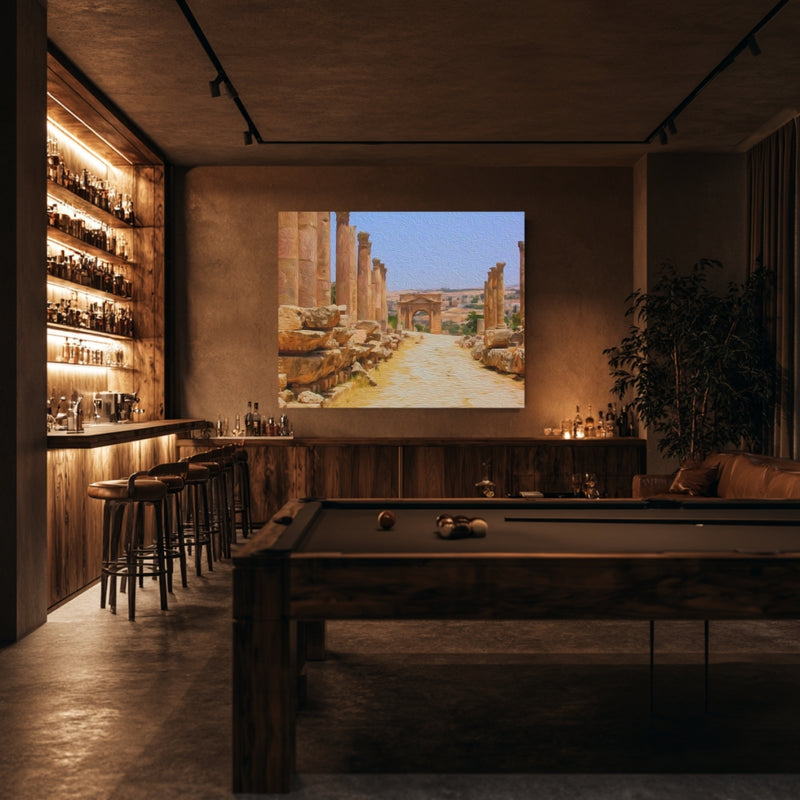 Jerash, Jordan | Cardo Maximus Colonnaded Street | Original Series Gallery Canvas