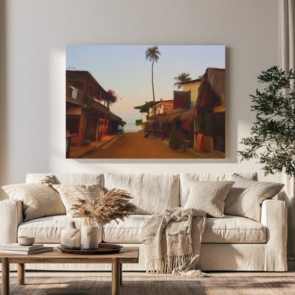 Jericoacoara, Brazil | Beachside Village Sandy Street | Original Series Gallery Canvas