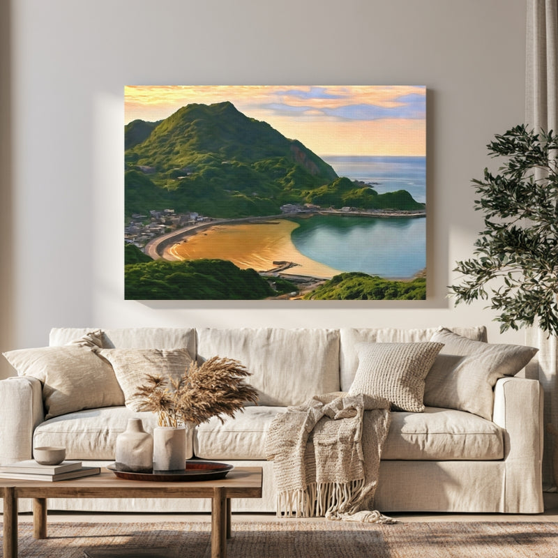 Jiufen Cove Sandy Bay in a room — Jiufen, Taiwan